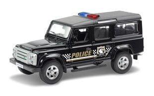 Policijos automobilis RMZ city Land Rover, juodas цена и информация | Игрушки для мальчиков | pigu.lt