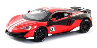 Lenktyninis automobilis Mclaren 600LT NO.01, raudonas цена и информация | Игрушки для мальчиков | pigu.lt