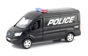 Mašinėlė RMZ city Ford transit police 554041P, juoda kaina ir informacija | Žaislai berniukams | pigu.lt