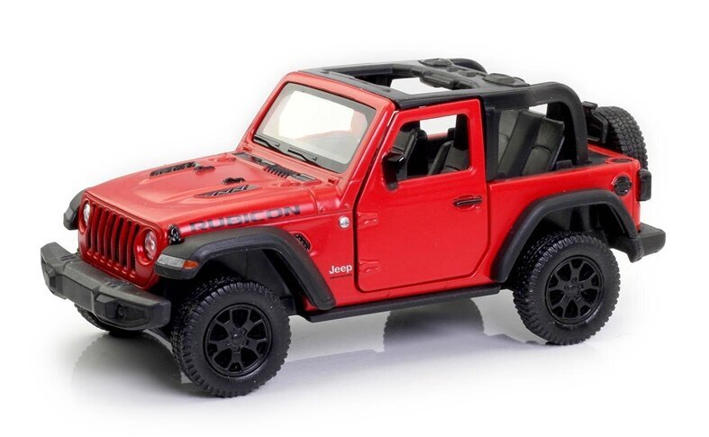 Automobilis RMZ City Jeep Wrangler Rubicon, raudonas цена и информация | Žaislai berniukams | pigu.lt