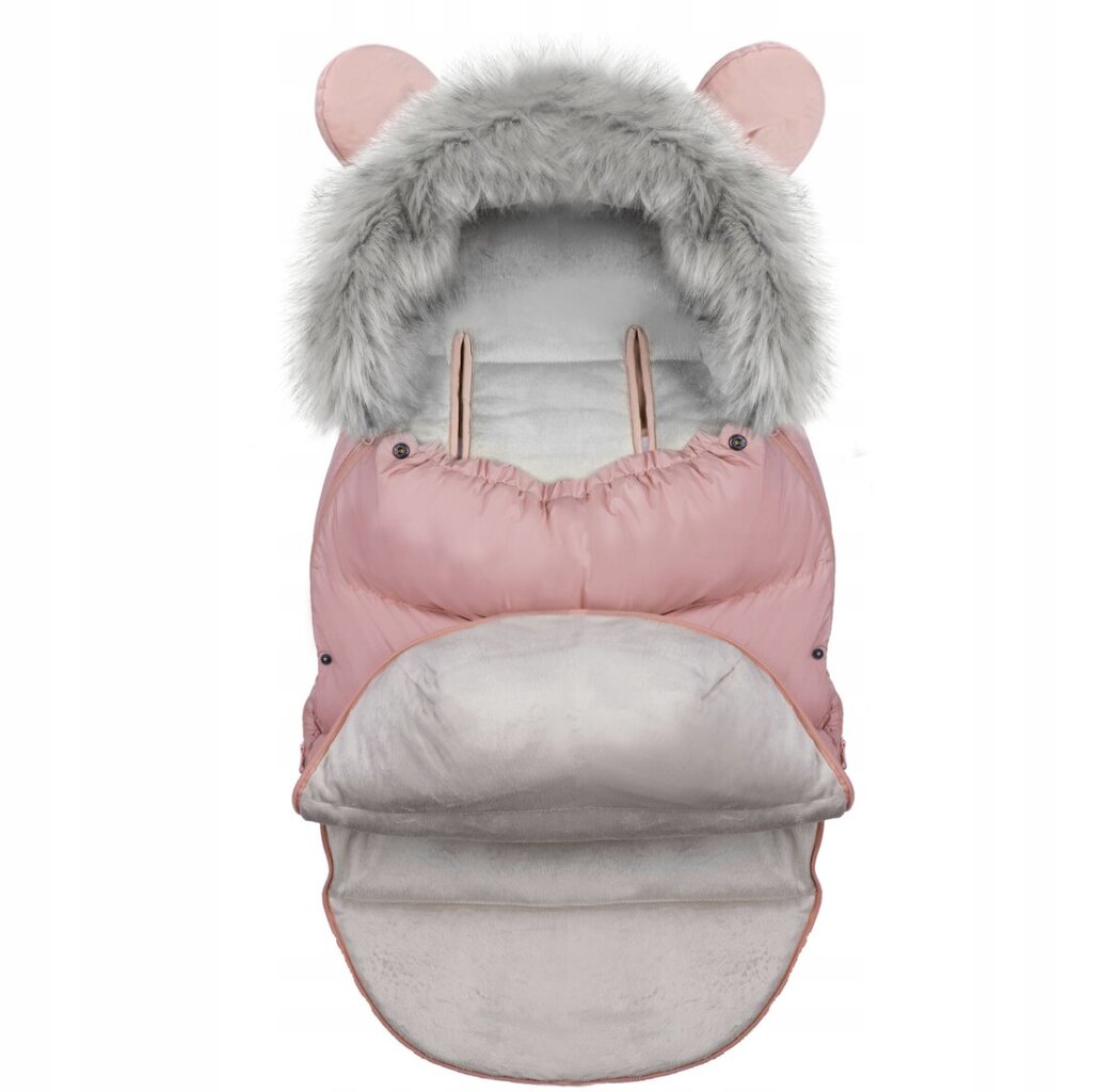 Žieminis miegmaišis-vokelis kūdikiui RicoKids, rožinis, 95x48 cm kaina ir informacija | Vokeliai, miegmaišiai, pagalvės | pigu.lt