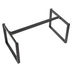 Stalo rėmas NY-L03, 42 cm, juodas kaina ir informacija | Kiti priedai baldams | pigu.lt
