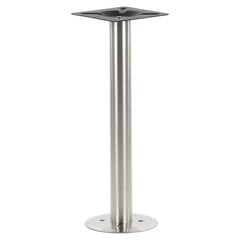 Stalo pagrindas Stema tvirtinamas prie grindų SH-3017-2/S, 72,5 cm, sidabrinis kaina ir informacija | Baldinės kojelės ir kojos | pigu.lt