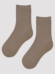 Kojinės moterims 5905204324592, smėlio spalvos kaina ir informacija | Moteriškos kojinės | pigu.lt