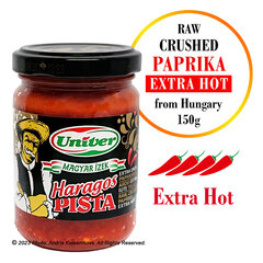 Stambiai malta paprika Haragos Pista Extra Hot Univer, 150g kaina ir informacija | Padažai | pigu.lt