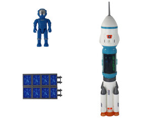 Набор "Космическая ракета" со звуковыми и световыми эффектами, 12 эл цена и информация | Игрушки для мальчиков | pigu.lt