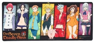 Pelės kilimėlis XXL Seven Deadly Sins, 80 x 35 cm цена и информация | Мыши | pigu.lt