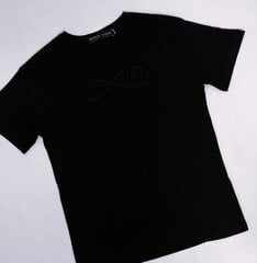 Marškinėliai moterims World Moda Days, juodi kaina ir informacija | Marškinėliai moterims | pigu.lt