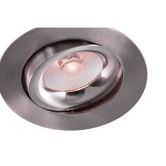 LED Downlight 8W Dim to Warm 520lm IP44 38° CRI>90 PF>0,9 (Internal Driver Included) Brushed Nickel THORGEON цена и информация | Монтируемые светильники, светодиодные панели | pigu.lt