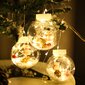 Kalėdinės lemputės su 10 kamuoliukų ir kalėdiniais papuošalais kamuoliukų viduje, 3m, 150 LED, LIVMAN XZV-0603 kaina ir informacija | Girliandos | pigu.lt