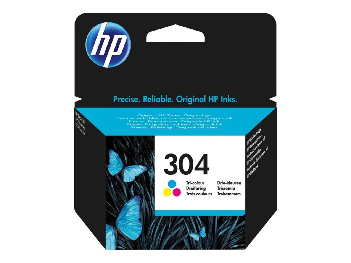 Spausdintuvo kasetė HP 304, trispalvė, OEM цена и информация | Kasetės rašaliniams spausdintuvams | pigu.lt