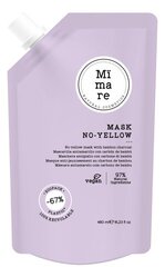 Kaukė šviesiems plaukams Mimare No-Yellow, 480 ml kaina ir informacija | Balzamai, kondicionieriai | pigu.lt