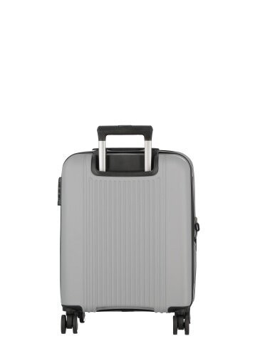 Vidutinis lagaminas Jump Stripe-Band, M, pilka kaina ir informacija | Lagaminai, kelioniniai krepšiai | pigu.lt