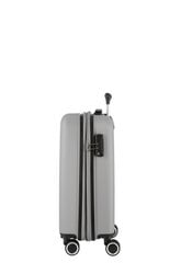Большой чемодан Jump Stripe-Band, L, серый цена и информация | Чемоданы, дорожные сумки  | pigu.lt