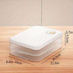 Двойная морозильная коробка для домашних приготовлений цена и информация | Посуда для хранения еды | pigu.lt