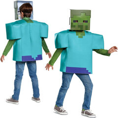 Karnavalinis kostiumas Karnavalinis kostiumas Minecraft Halloween Zombie, 1 vnt. kaina ir informacija | Karnavaliniai kostiumai | pigu.lt