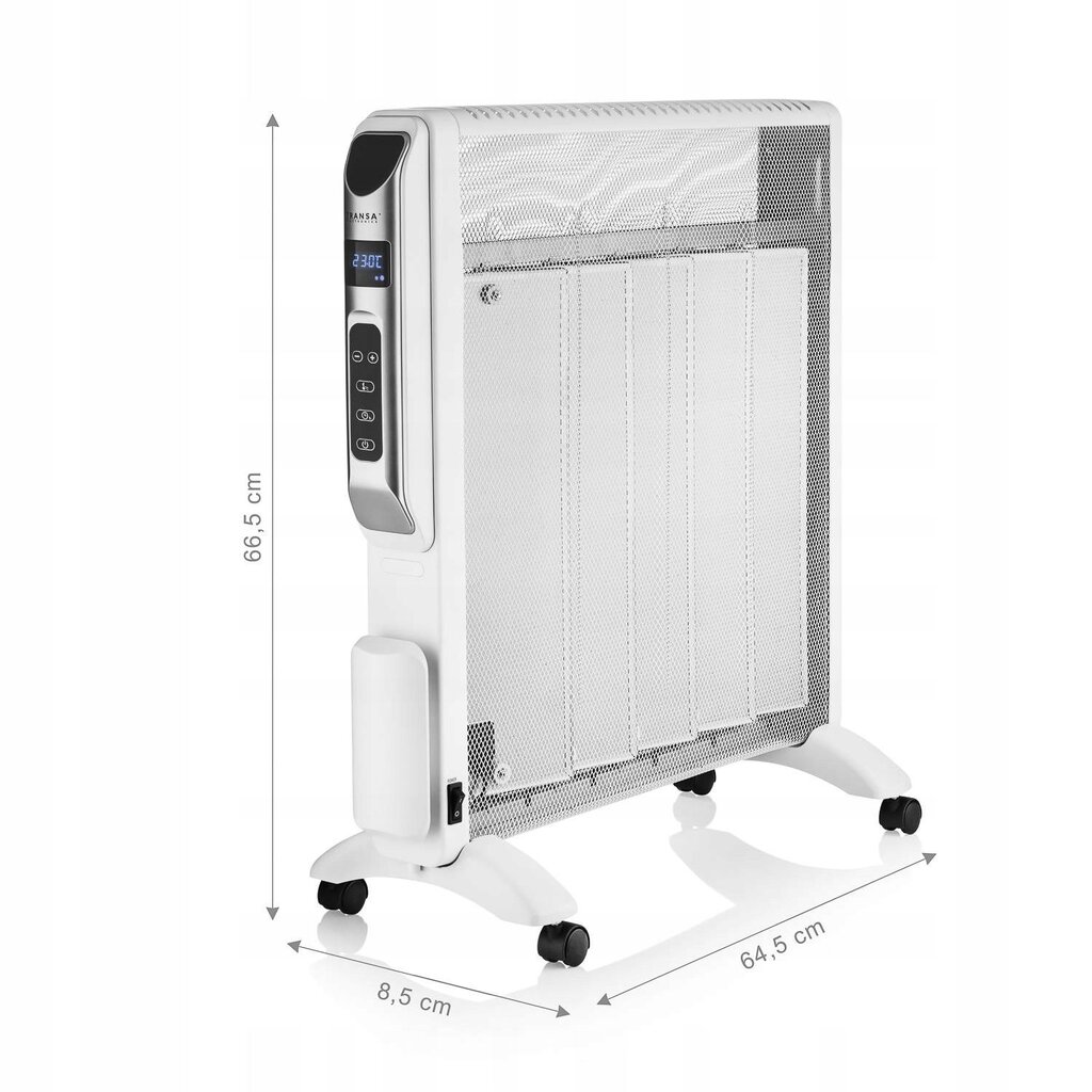 Elektrinis radiatorius - šildytuvas Transa Electronics MicaSlim 2500W kaina ir informacija | Šildytuvai | pigu.lt
