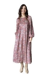 Велюровое платье-миди Lega SKZ162, розовый цена и информация | Платья | pigu.lt