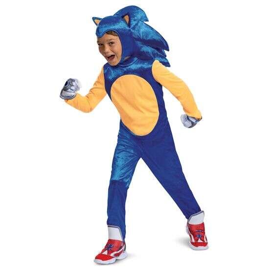 Karnavalinis kostiumas Deluxe Prime Sonic the Hedgehog, 1 vnt. kaina ir informacija | Karnavaliniai kostiumai | pigu.lt