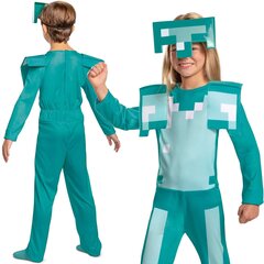 Karnavalinis kostiumas Karnavalinis kostiumas DMinecraft iamond Armor, 1 vnt. kaina ir informacija | Karnavaliniai kostiumai | pigu.lt