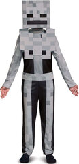 Karnavalinis kostiumas Karnavalinis kostiumas Minecraft Halloween Skeleton White, 1 vnt. kaina ir informacija | Karnavaliniai kostiumai | pigu.lt