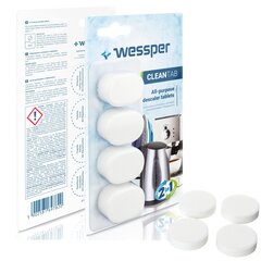 Таблетки для удаления накипи Wessper CleanTabs, 4 шт. цена и информация | Аксессуары для кофейных аппаратов | pigu.lt