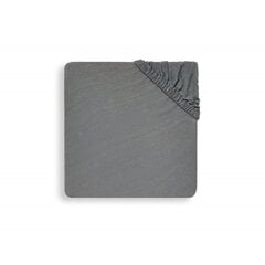 Paklodė su guma Storm grey, 40x80/90 cm цена и информация | Простыни | pigu.lt