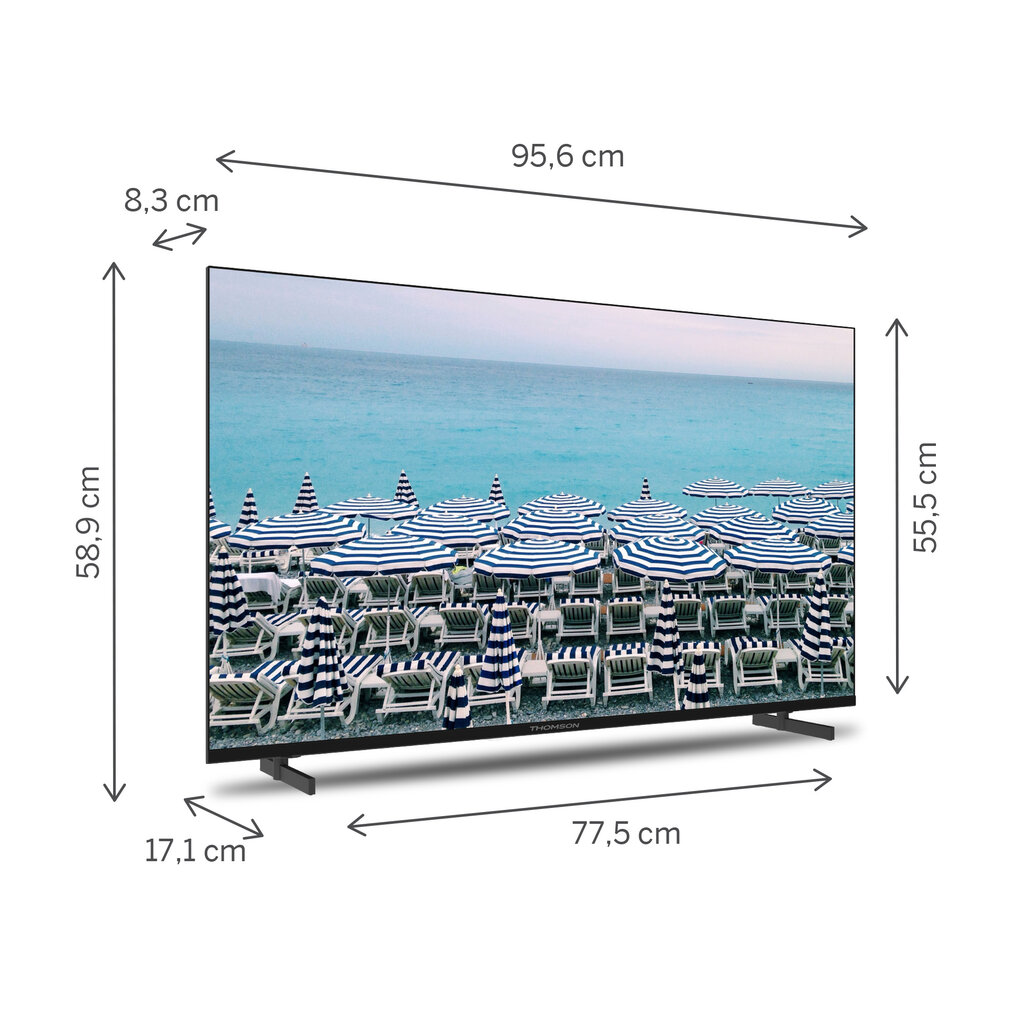 Thomson 43FD2S13 kaina ir informacija | Televizoriai | pigu.lt