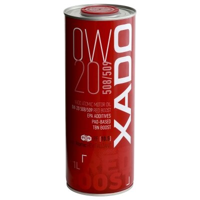 Xado Atomic Oil variklinė alyva 0W-20 508/509 Red Boost, 1L цена и информация | Variklinės alyvos | pigu.lt