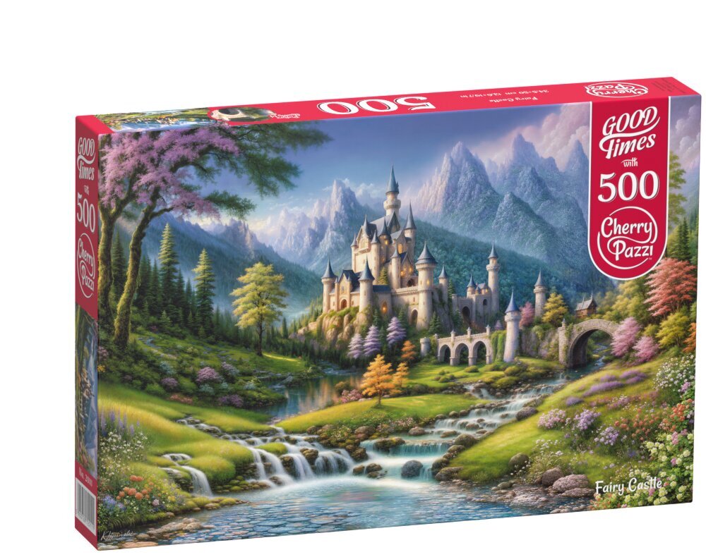 Dėlionė CherryPazzi Fairy Castle 500 d. kaina ir informacija | Dėlionės (puzzle) | pigu.lt