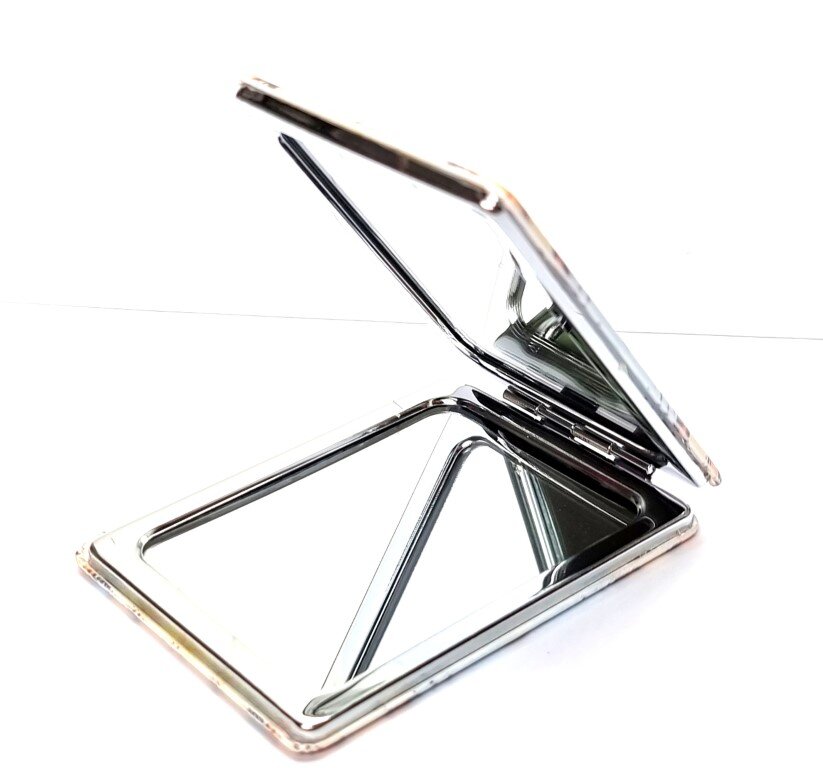 Kišeninis veidrodėlis, 8.5x6 cm kaina ir informacija | Kosmetinės, veidrodėliai | pigu.lt
