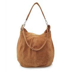Кожаная женская сумочка, коричневая цена и информация | Женские сумки | pigu.lt