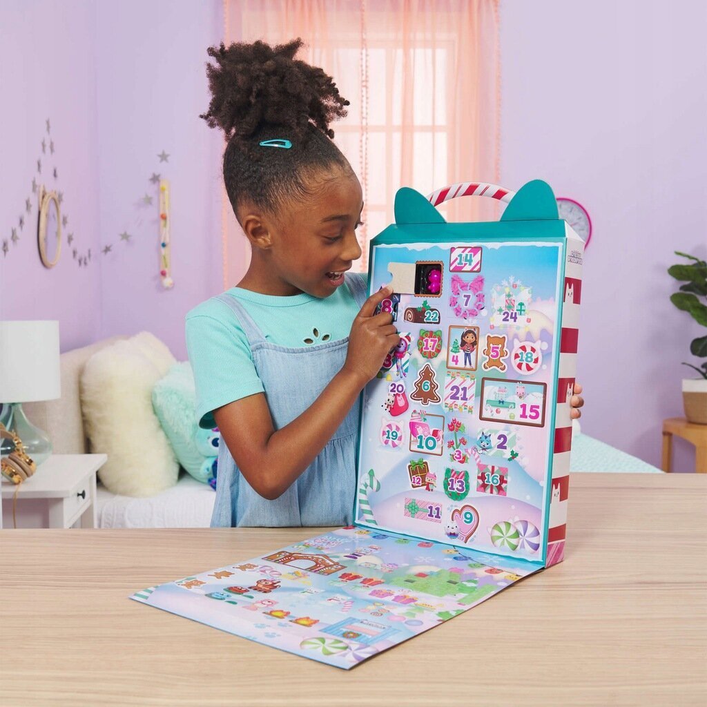 Advento kalendorius Gabby'S Dollhouse kaina ir informacija | Žaislai mergaitėms | pigu.lt