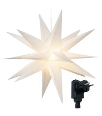 Šviečianti žvaigždė su laikmačiu 3D Light Star, balta kaina ir informacija | Kalėdinės dekoracijos | pigu.lt