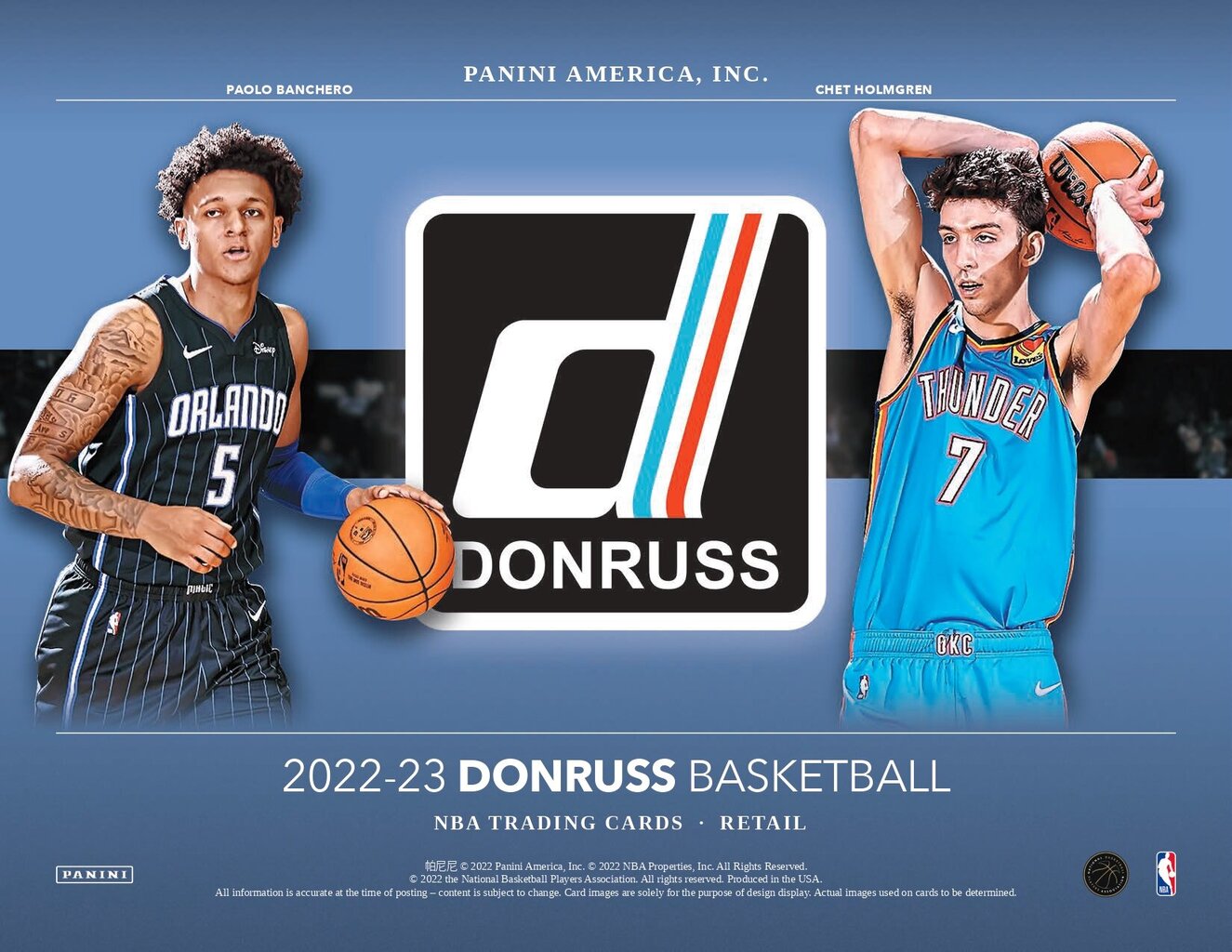 Krepšinio kortelės Panini Donruss 2022/2023 Blaster Box kaina ir informacija | Kolekcinės kortelės | pigu.lt