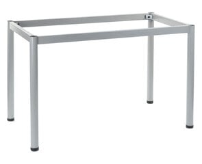 Metalinis stalo rėmas, 66x66x72,5 cm, pilkas kaina ir informacija | Kiti priedai baldams | pigu.lt