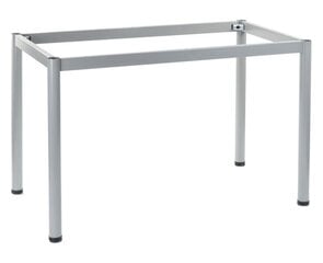 Metalinis stalo rėmas Stema, 136x66x72,5 cm, pilkas kaina ir informacija | Baldinės kojelės ir kojos | pigu.lt