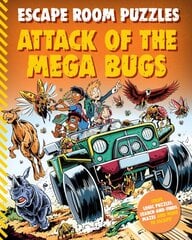 Escape Room Puzzles: Attack of the Mega Bugs цена и информация | Книги для самых маленьких | pigu.lt