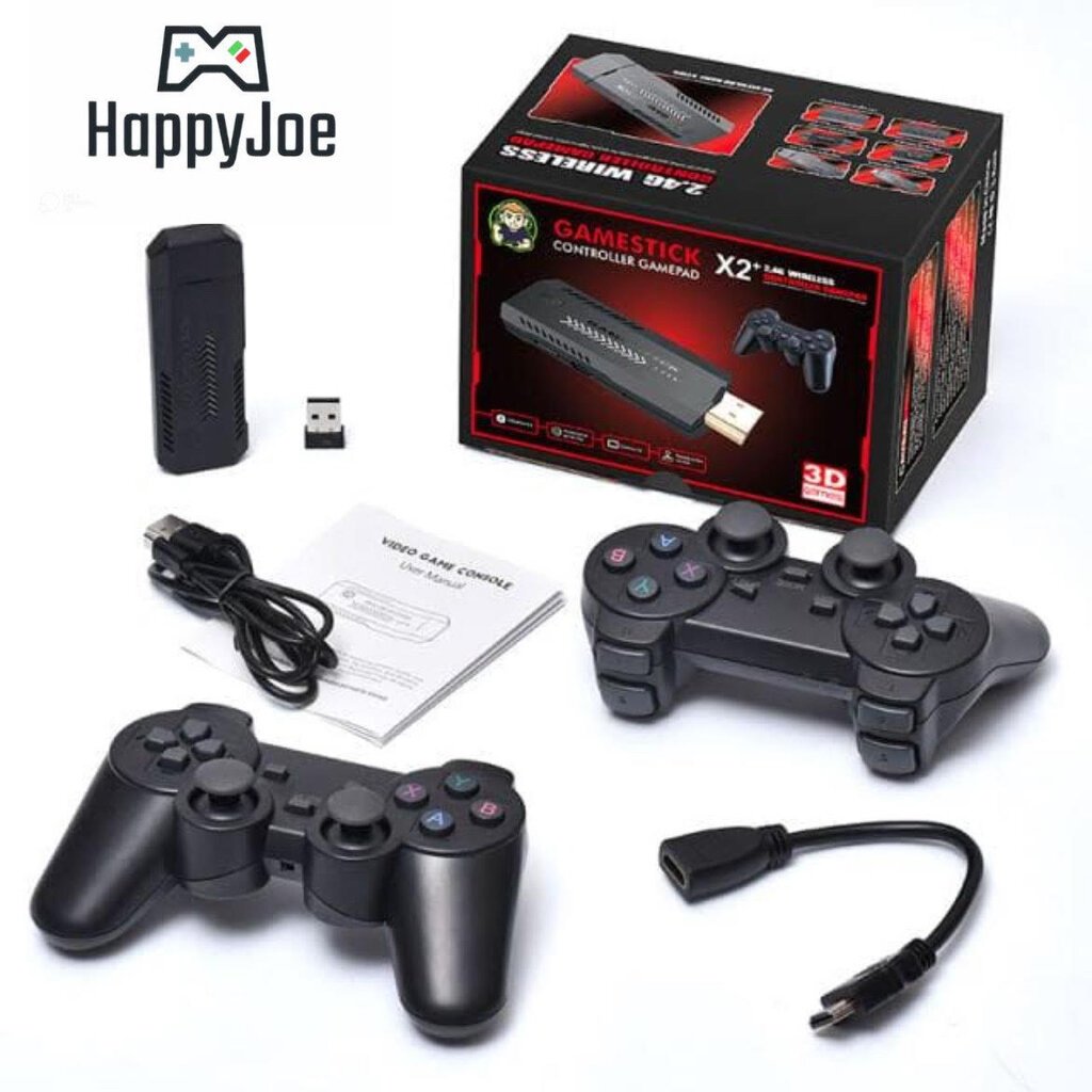 Игровая приставка HappyJoe X2, 64 Гб, 37000 игр цена | pigu.lt