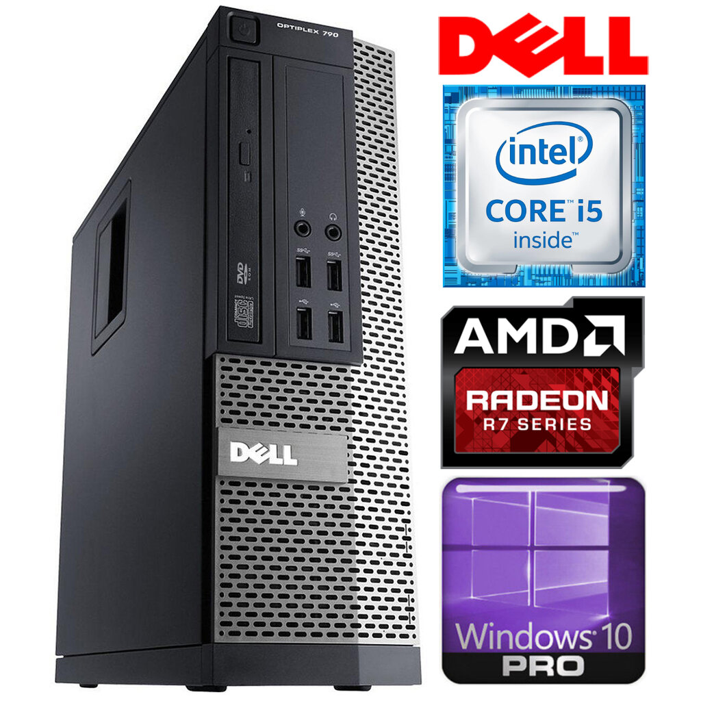 Компьютер DELL 790 SFF i5-2400 8GB 2TB R7-430 2GB DVD WIN10Pro цена |  pigu.lt