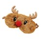 Miego kaukė moterims Kalėdų elnias Rudolfas, ruda kaina ir informacija | Naktiniai, pižamos moterims | pigu.lt