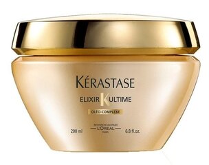 Plaukų kaukė su aliejais Kerastase Elixir Ultime 200 ml kaina ir informacija | Priemonės plaukų stiprinimui | pigu.lt