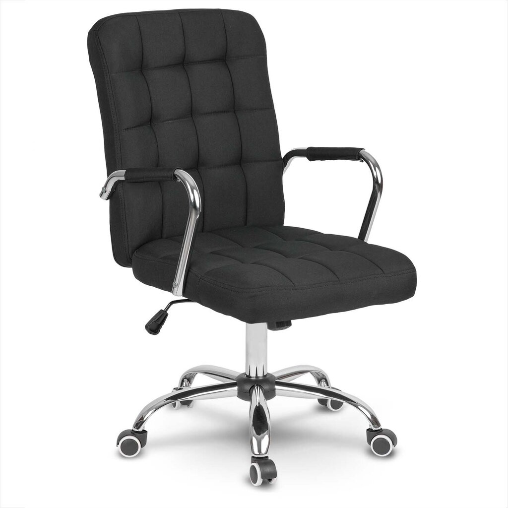 Biuro kėdė Benton, juoda kaina ir informacija | Biuro kėdės | pigu.lt