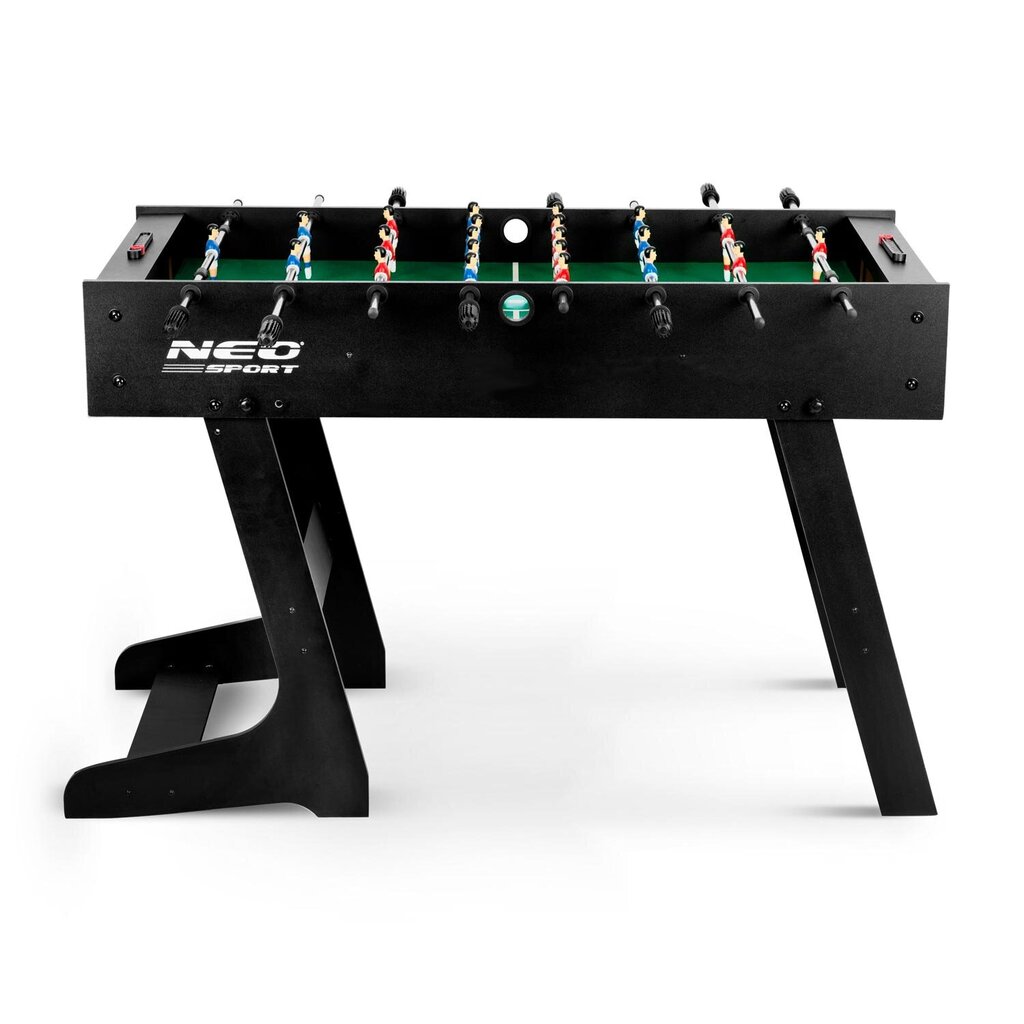 Stalo futbolas Neo-Sport NS-803, 121 x 61 x 80 cm., juodas kaina ir informacija | Stalo futbolas | pigu.lt