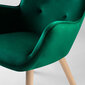 Fotelis, žalias kaina ir informacija | Svetainės foteliai | pigu.lt
