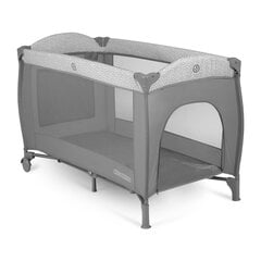 Дорожная кроватка-манеж, 125 x 65 x 78 см, серый цена и информация | Манежи для детей | pigu.lt