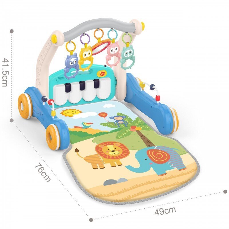 Stumdukas - kilimėlis 2in1 Woopie kaina ir informacija | Žaislai kūdikiams | pigu.lt