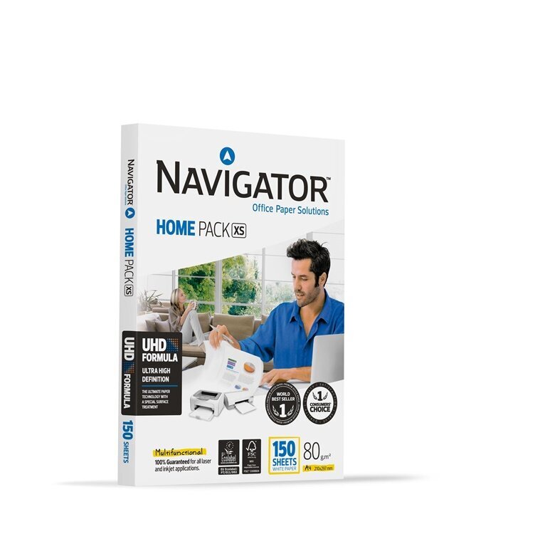 Kopijavimo popierius Navigator A4 80g/m, 150 lapų kaina ir informacija | Sąsiuviniai ir popieriaus prekės | pigu.lt