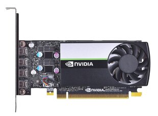 PNY Nvidia T1000 (VCNT1000-BLK) kaina ir informacija | Vaizdo plokštės (GPU) | pigu.lt