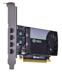 PNY Nvidia T1000 (VCNT1000-BLK) kaina ir informacija | Vaizdo plokštės (GPU) | pigu.lt